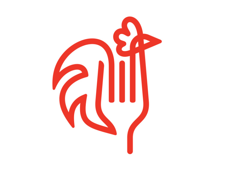 雞肉快餐logo設計-30個國外高級餐廳餐飲logo設計的杰出案例-上海logo設計公司餐飲logo欣賞